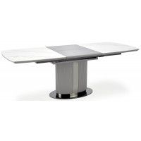 Стол обеденный Halmar Dancan (Данкан) (160-220)*90 белый мрамор/серый/черный купить в Минске Стол обеденный Halmar Dancan (Данкан) (160-220)*90 белый мрамор/серый/черный купить в Минске