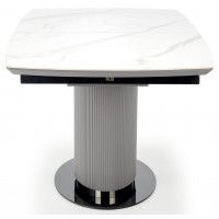 Стол обеденный Halmar Dancan (Данкан) (160-220)*90 белый мрамор/серый/черный купить в Минске Стол обеденный Halmar Dancan (Данкан) (160-220)*90 белый мрамор/серый/черный купить в Минске