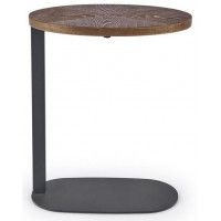 Стол журнальный HALMAR DELPHI ореховый/черный купить в Минске Стол журнальный HALMAR DELPHI ореховый/черный купить в Минске