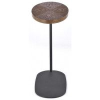 Стол журнальный HALMAR DELPHI ореховый/черный купить в Минске Стол журнальный HALMAR DELPHI ореховый/черный купить в Минске