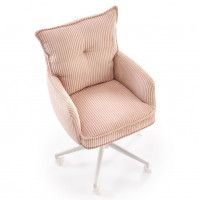 Кресло Halmar Dumbo (Дамбо) светло-розовый/белый купить в Минске