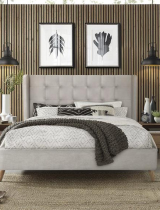 Кровать HALMAR ESTELLA 160*200 бежевый купить в Минске