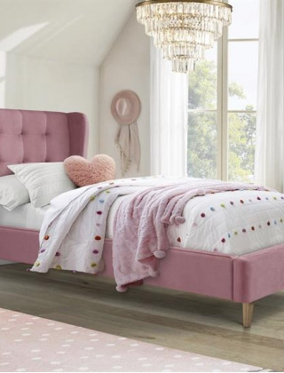 Кровать HALMAR ESTELLA 90*200 розовый купить в Минске