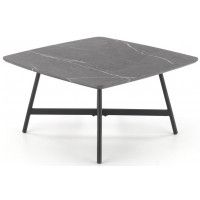 Стол журнальный HALMAR FERRARA серый мрамор/черный купить в Минске