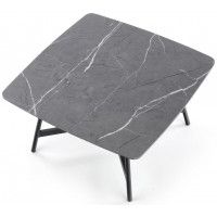 Стол журнальный HALMAR FERRARA серый мрамор/черный купить в Минске