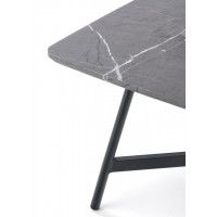 Стол журнальный HALMAR FERRARA серый мрамор/черный купить в Минске