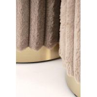 Комплект HALMAR FIDO (2 пуфа) капучино/золотой купить в Минске Комплект HALMAR FIDO (2 пуфа) капучино/золотой купить в Минске