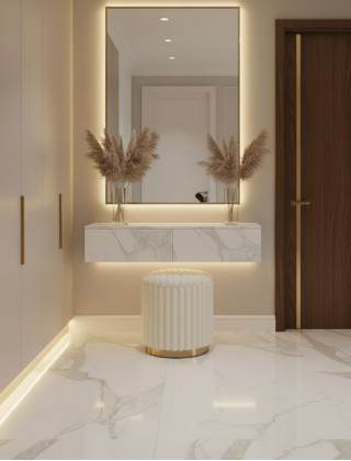 Комплект HALMAR FIDO (2 пуфа) кремовый/золотой купить в Минске