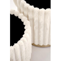 Комплект HALMAR FIDO (2 пуфа) кремовый/золотой купить в Минске Комплект HALMAR FIDO (2 пуфа) кремовый/золотой купить в Минске