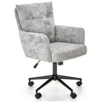 Кресло Halmar Flores (Флорес) светло-серый/черный