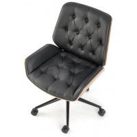 Кресло Halmar GAVIN (Гэвин) ореховый/черный купить в Минске