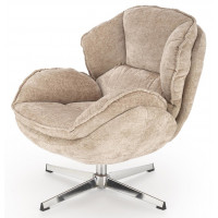Кресло Halmar GUIDO (Гуидо) ткань бежевый/хром купить в Минске Кресло Halmar GUIDO (Гуидо) ткань бежевый/хром купить в Минске
