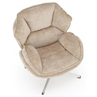 Кресло Halmar GUIDO (Гуидо) ткань бежевый/хром купить в Минске Кресло Halmar GUIDO (Гуидо) ткань бежевый/хром купить в Минске
