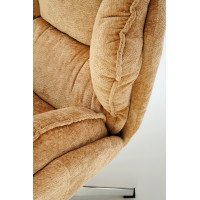 Кресло Halmar GUIDO (Гуидо) ткань горчичный/хром купить в Минске Кресло Halmar GUIDO (Гуидо) ткань горчичный/хром купить в Минске