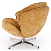 Кресло Halmar GUIDO (Гуидо) ткань горчичный/хром купить в Минске Кресло Halmar GUIDO (Гуидо) ткань горчичный/хром купить в Минске