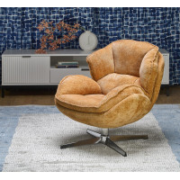 Кресло Halmar GUIDO (Гуидо) ткань горчичный/хром купить в Минске Кресло Halmar GUIDO (Гуидо) ткань горчичный/хром купить в Минске