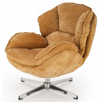 Кресло Halmar GUIDO (Гуидо) ткань горчичный/хром купить в Минске Кресло Halmar GUIDO (Гуидо) ткань горчичный/хром купить в Минске
