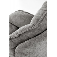 Кресло Halmar GUIDO (Гуидо) ткань серый/хром купить в Минске