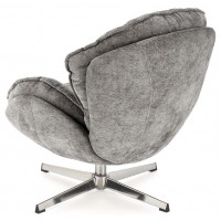 Кресло Halmar GUIDO (Гуидо) ткань серый/хром купить в Минске