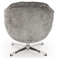 Кресло Halmar GUIDO (Гуидо) ткань серый/хром купить в Минске