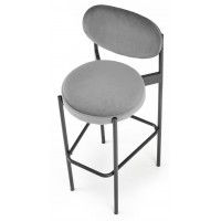 Стул барный HALMAR H-108 серый/черный купить в Минске Стул барный HALMAR H-108 серый/черный купить в Минске