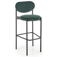 Стул барный HALMAR H-108 темно-зеленый/черный