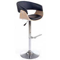 Стул барный HALMAR H45 дуб/черный купить в Минске Стул барный HALMAR H45 дуб/черный купить в Минске