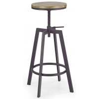 Стул барный HALMAR H64 кофе/old vasion