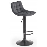 Стул барный HALMAR H95 серый/черный