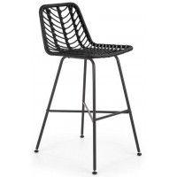 Стул барный HALMAR H-97 черный/черный Стул барный HALMAR H-97 черный/черный