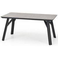 Стол обеденный Halmar Halifax (Халифакс) 160*90 серый/черный