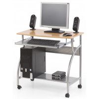 Стол компьютерный HALMAR B6 ольха/серебристый