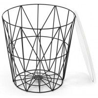 Стол журнальный HALMAR HARISSA B черный/белый мрамор купить в Минске Стол журнальный HALMAR HARISSA B черный/белый мрамор купить в Минске