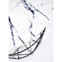 Стол журнальный HALMAR HARISSA B черный/белый мрамор купить в Минске Стол журнальный HALMAR HARISSA B черный/белый мрамор купить в Минске