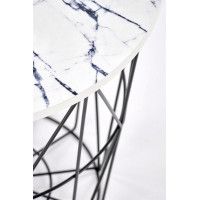 Стол журнальный HALMAR HARISSA B черный/белый мрамор купить в Минске Стол журнальный HALMAR HARISSA B черный/белый мрамор купить в Минске