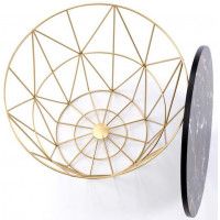 Стол журнальный HALMAR HARISSA G золотой/черный мрамор купить в Минске Стол журнальный HALMAR HARISSA G золотой/черный мрамор купить в Минске