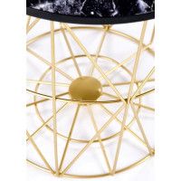 Стол журнальный HALMAR HARISSA G золотой/черный мрамор купить в Минске Стол журнальный HALMAR HARISSA G золотой/черный мрамор купить в Минске