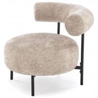 Кресло HALMAR HAZARD бежевый/черный купить в Минске