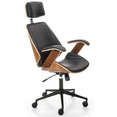 Кресло HALMAR IGNAZIO (Игнацио) орех/черный купить в Минске