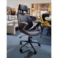 Кресло HALMAR IGNAZIO (Игнацио) орех/черный купить в Минске