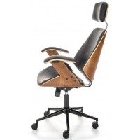 Кресло HALMAR IGNAZIO (Игнацио) орех/черный купить в Минске