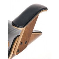 Кресло HALMAR IGNAZIO (Игнацио) орех/черный купить в Минске