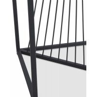 Стол журнальный HALMAR INFINITY 2 KWADRAT серый мрамор/черный купить в Минске