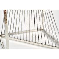 Стол журнальный HALMAR INFINITY KWADRAT дымчатый/хром купить в Минске Стол журнальный HALMAR INFINITY KWADRAT дымчатый/хром купить в Минске