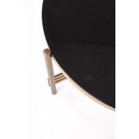 Стол журнальный HALMAR ISMENA (Исмена) черный/золотой купить в Минске