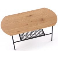 Стол журнальный HALMAR JACKSONA дуб золотой/черный купить в Минске