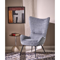 Кресло Halmar Jukon (Юкон) серый/черный купить в Минске