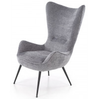 Кресло Halmar Jukon (Юкон) серый/черный купить в Минске