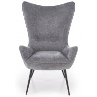 Кресло Halmar Jukon (Юкон) серый/черный купить в Минске