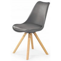 Стул Halmar K201 серый/натуральный